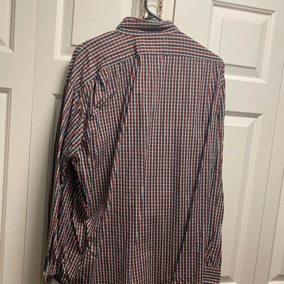 Polo Ralph Lauren Marlowe Red/Blue Stripes L/S Button Down Dress Shirt -Men's XL - Picture 2 of 15